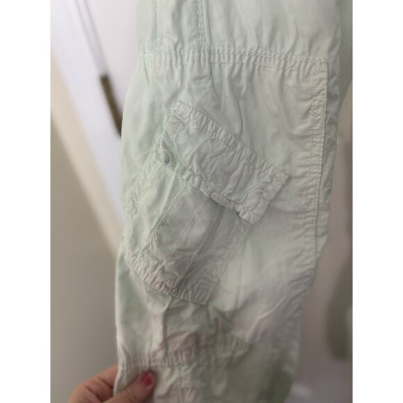 Urban Outfitters BDG Y2K Low Rise Cargo Utility Pants Size Small Mint Green - Picture 5 of 7